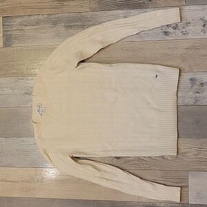 Vineyard Vines Women's Cream Cable Knit Sweater